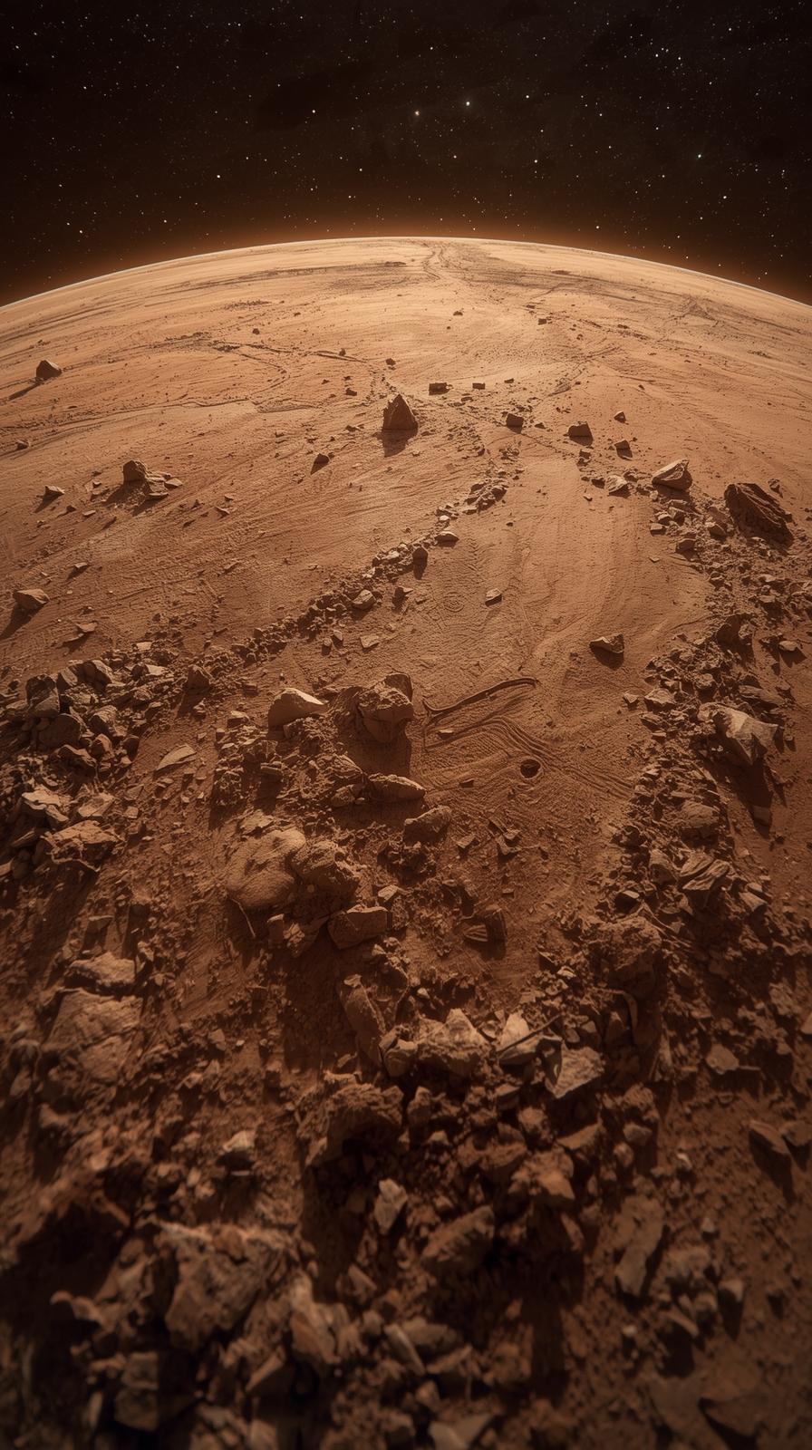 Dusty Ring Plane Perspective