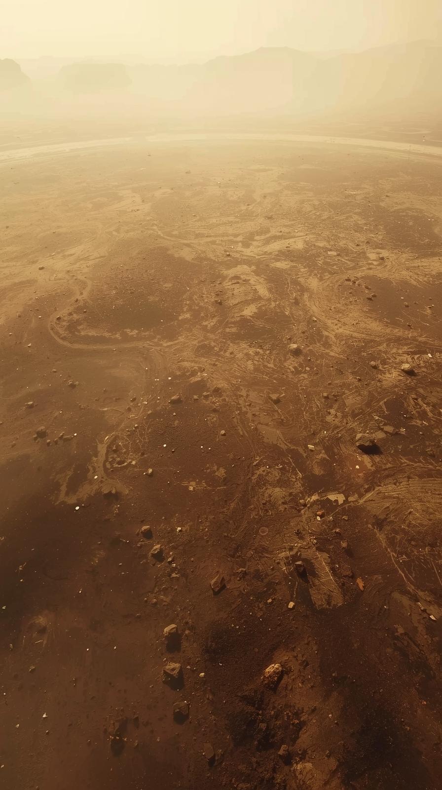 Dusty Ring Plane Perspective