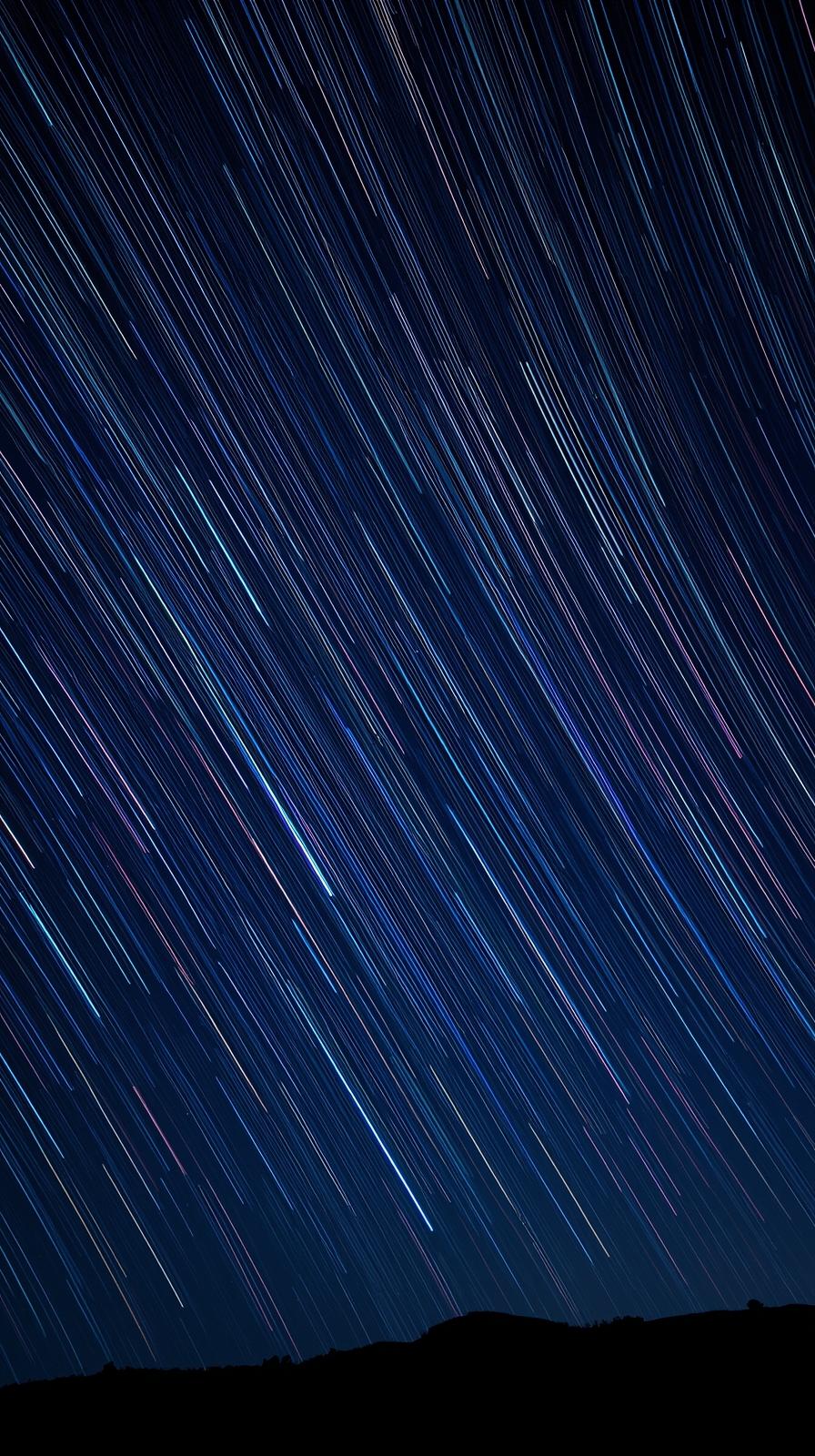 Long Exposure Star Trails Circle