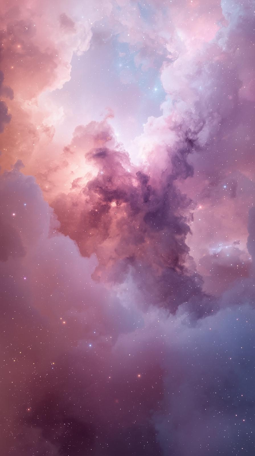 Orion Nebula Pastel Clouds