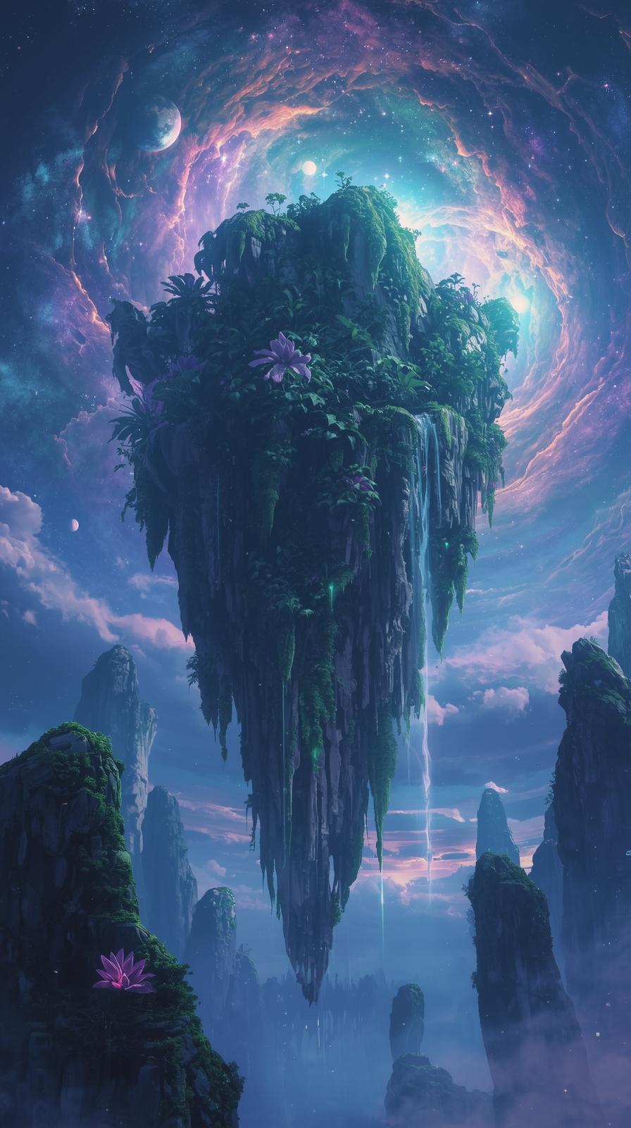 Exoplanet With Floating Islands