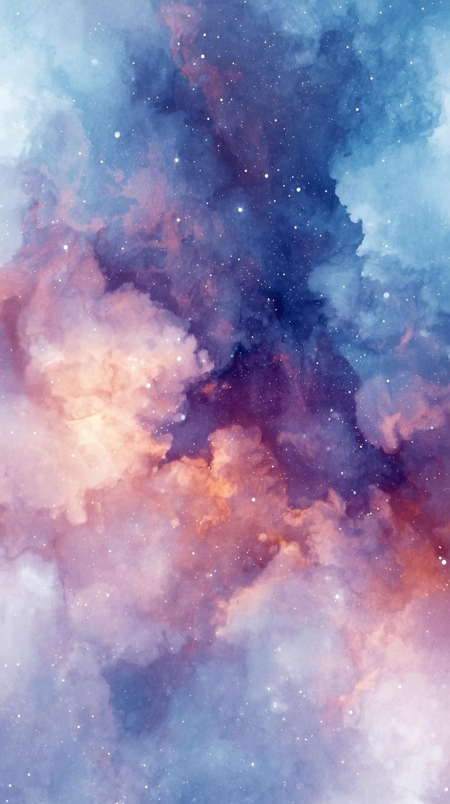 Watercolor Nebula Wash