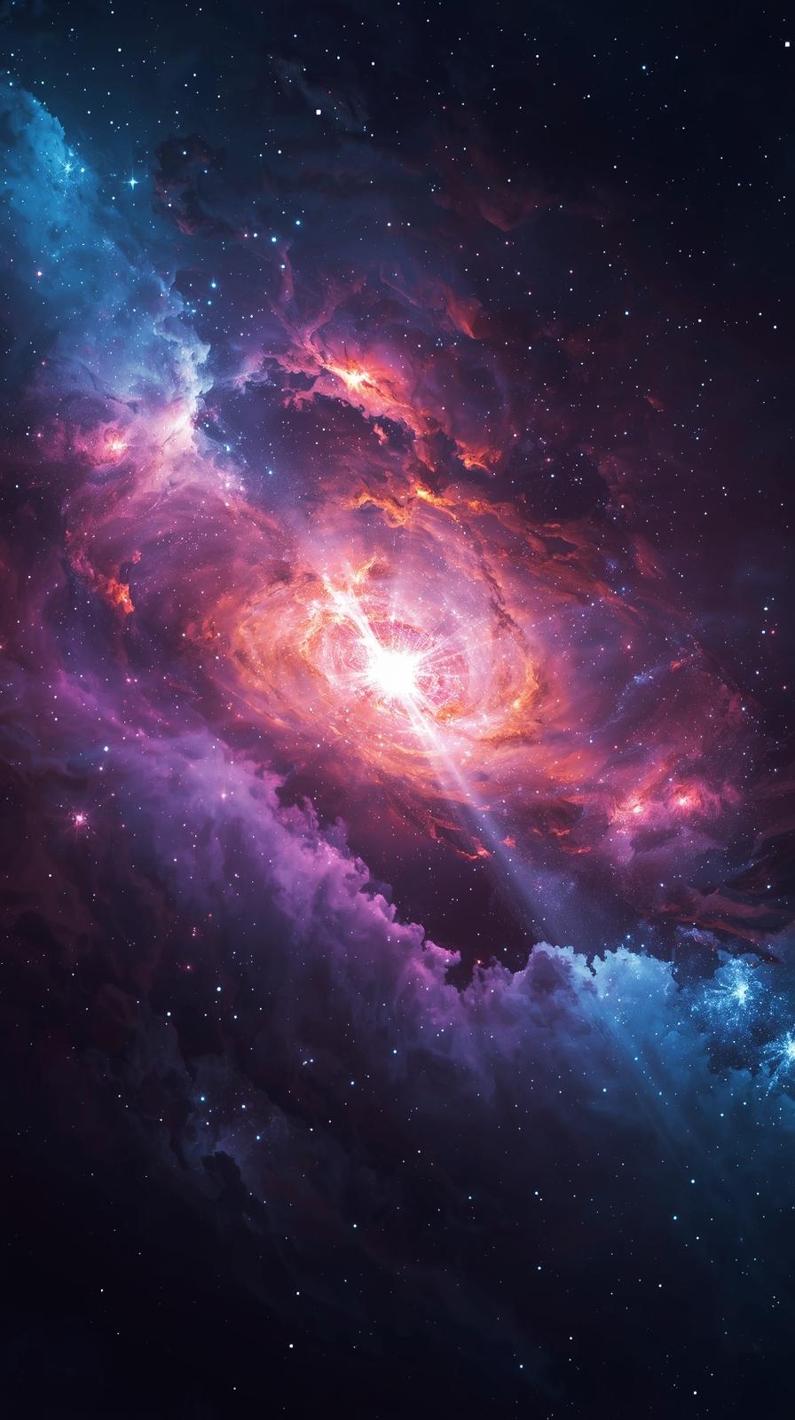 Pulsar Beams Sweeping Nebula