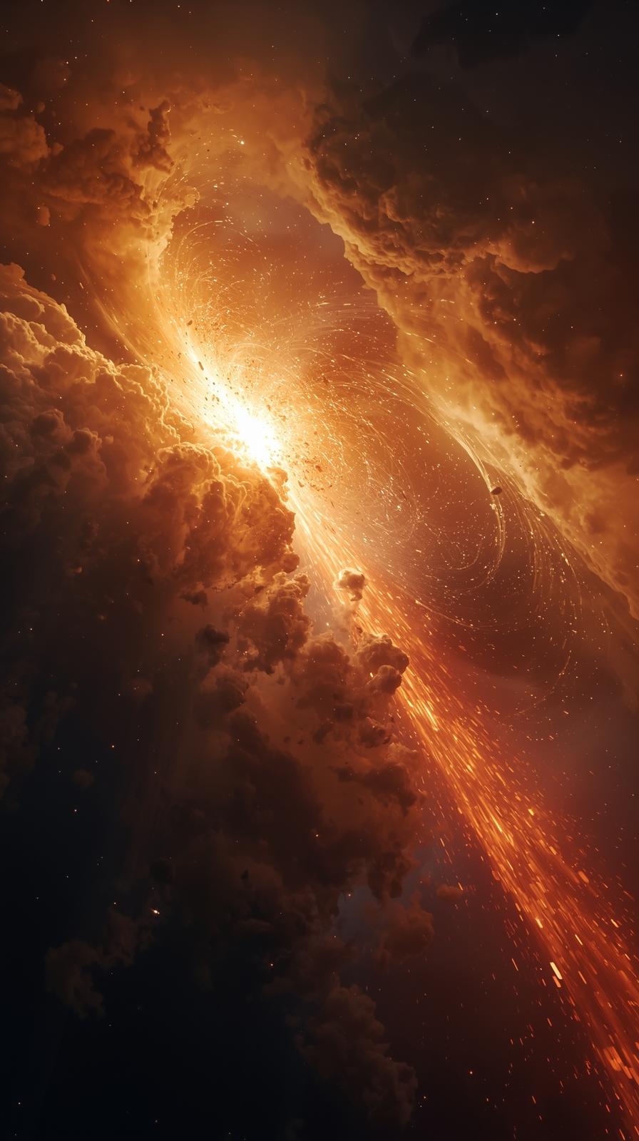 Quasar Jet Piercing Dust