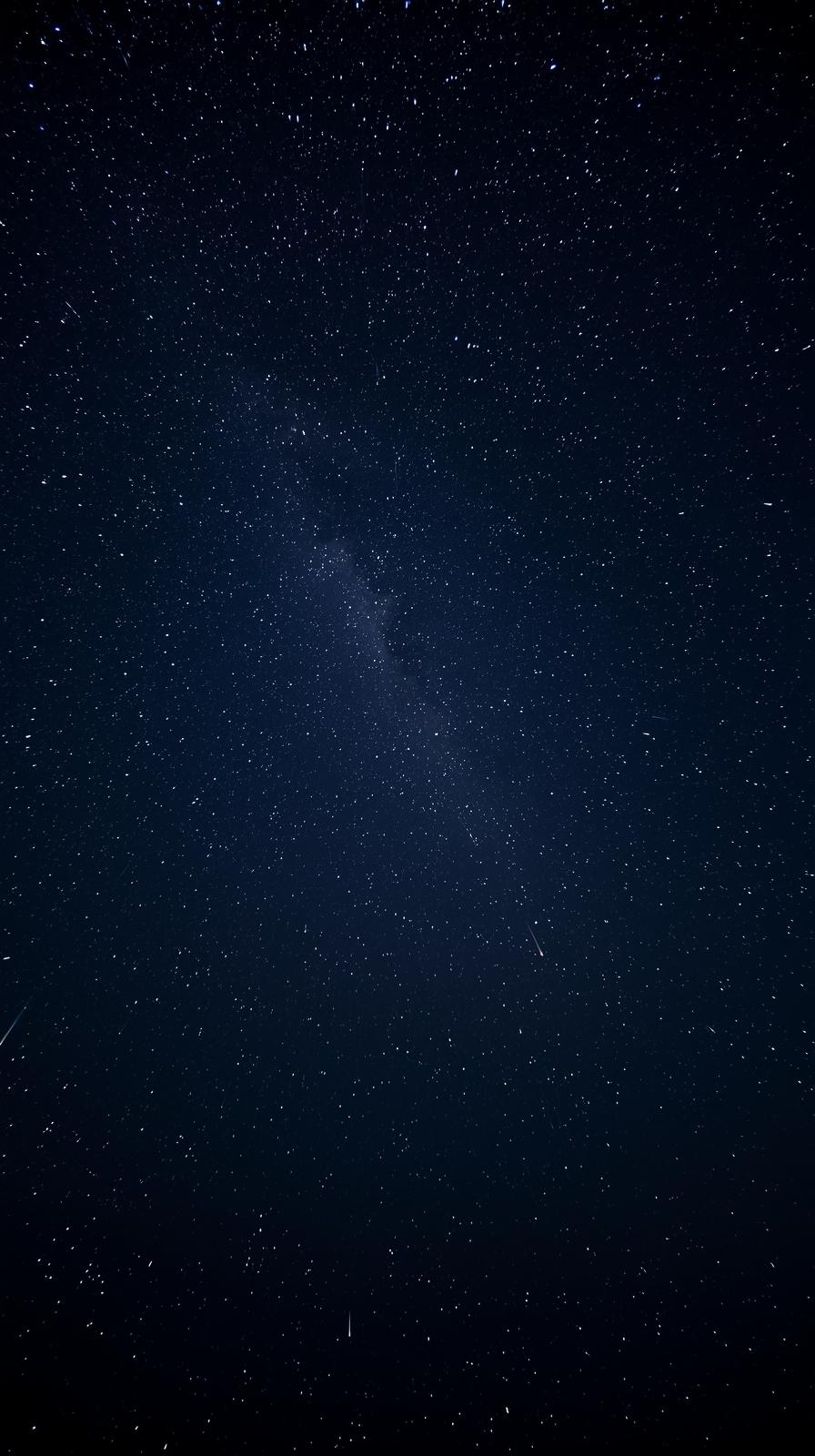 Meteor Shower Streaks Panorama