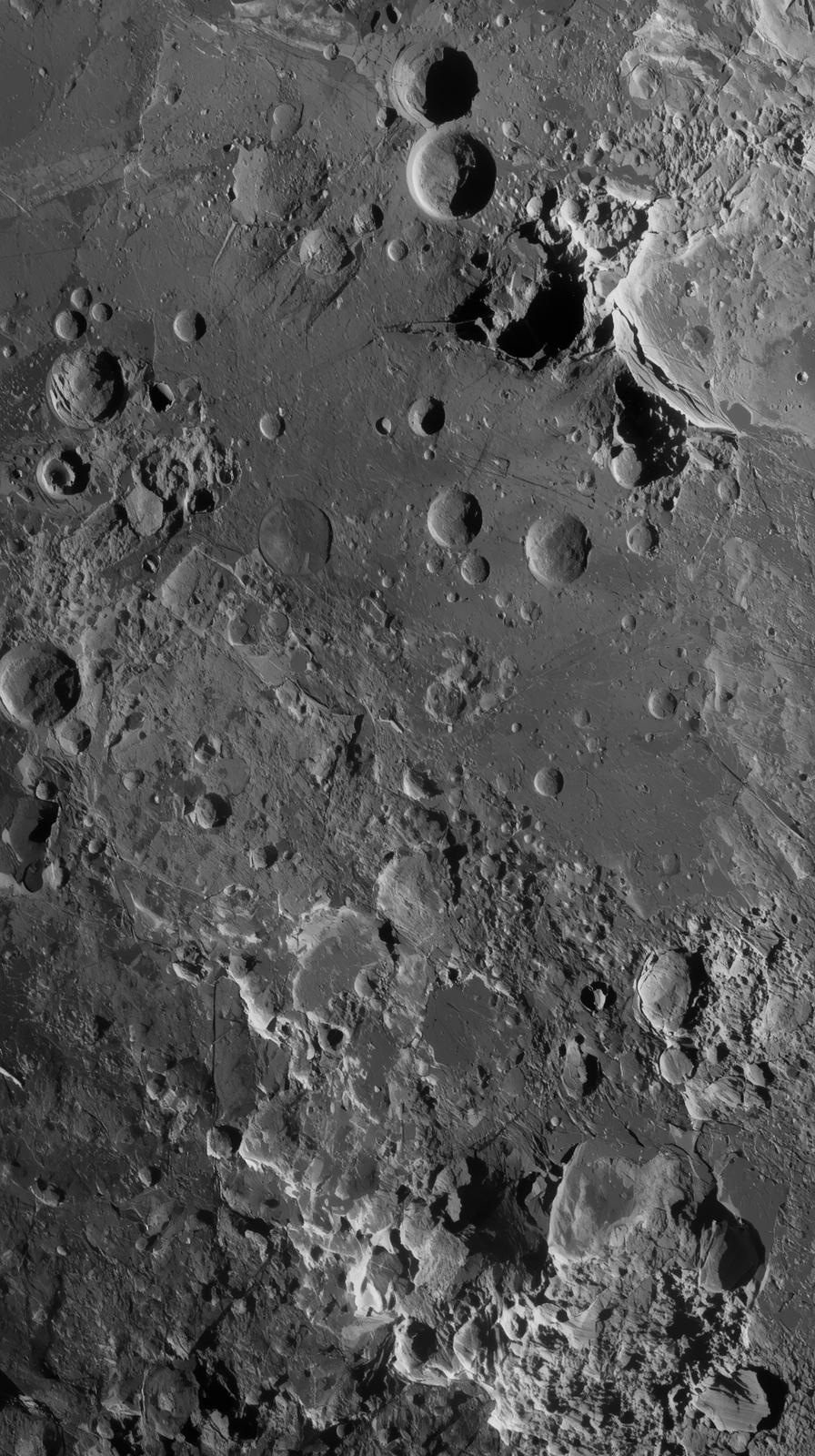 Monochrome Lunar Surface Texture