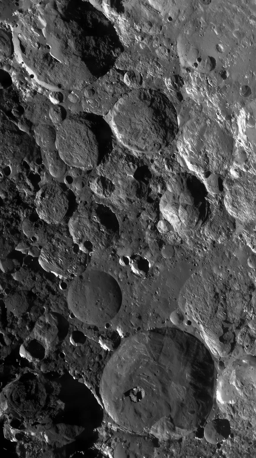 Monochrome Lunar Surface Texture