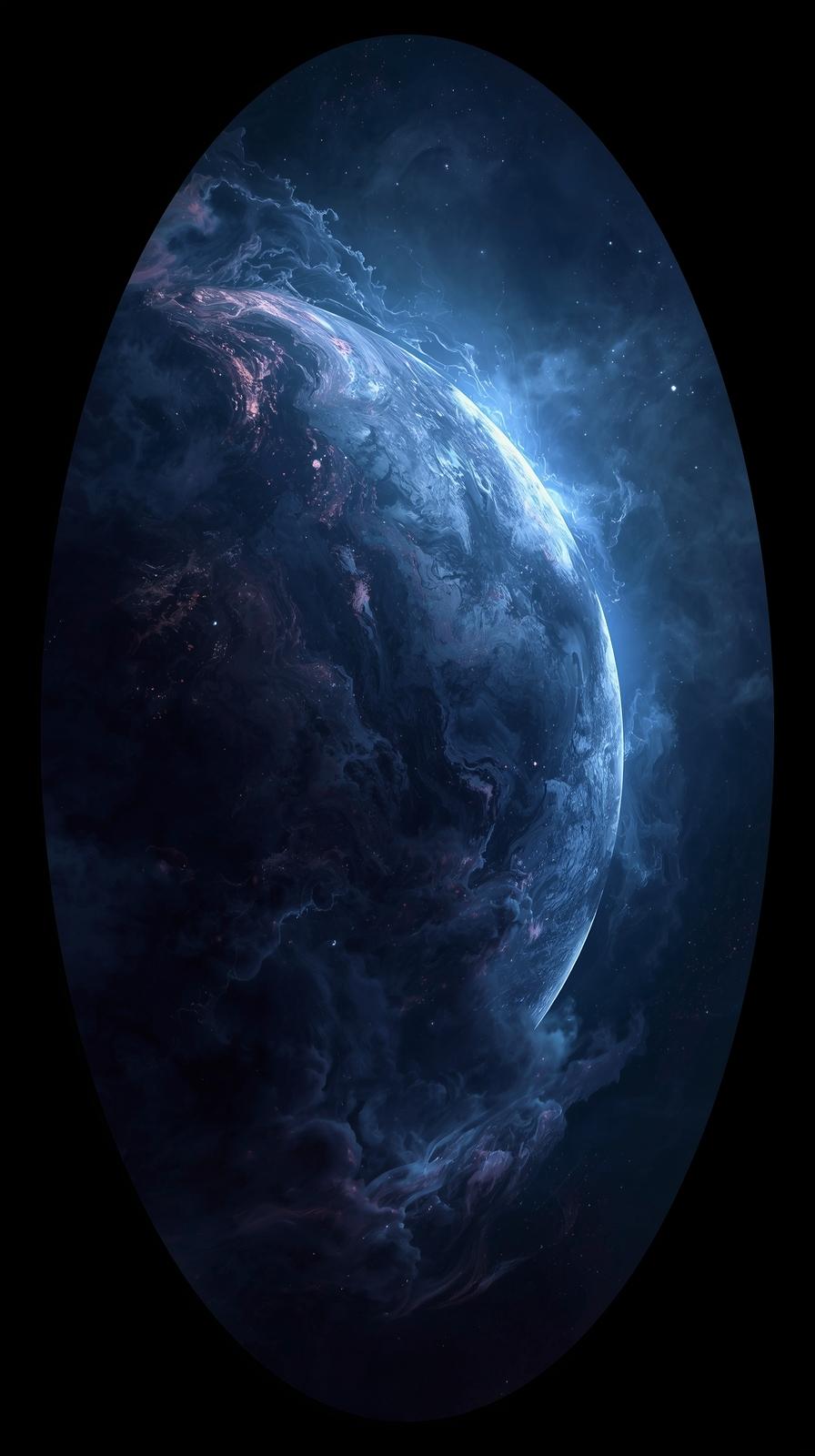 Neptune Dark Storm Oval