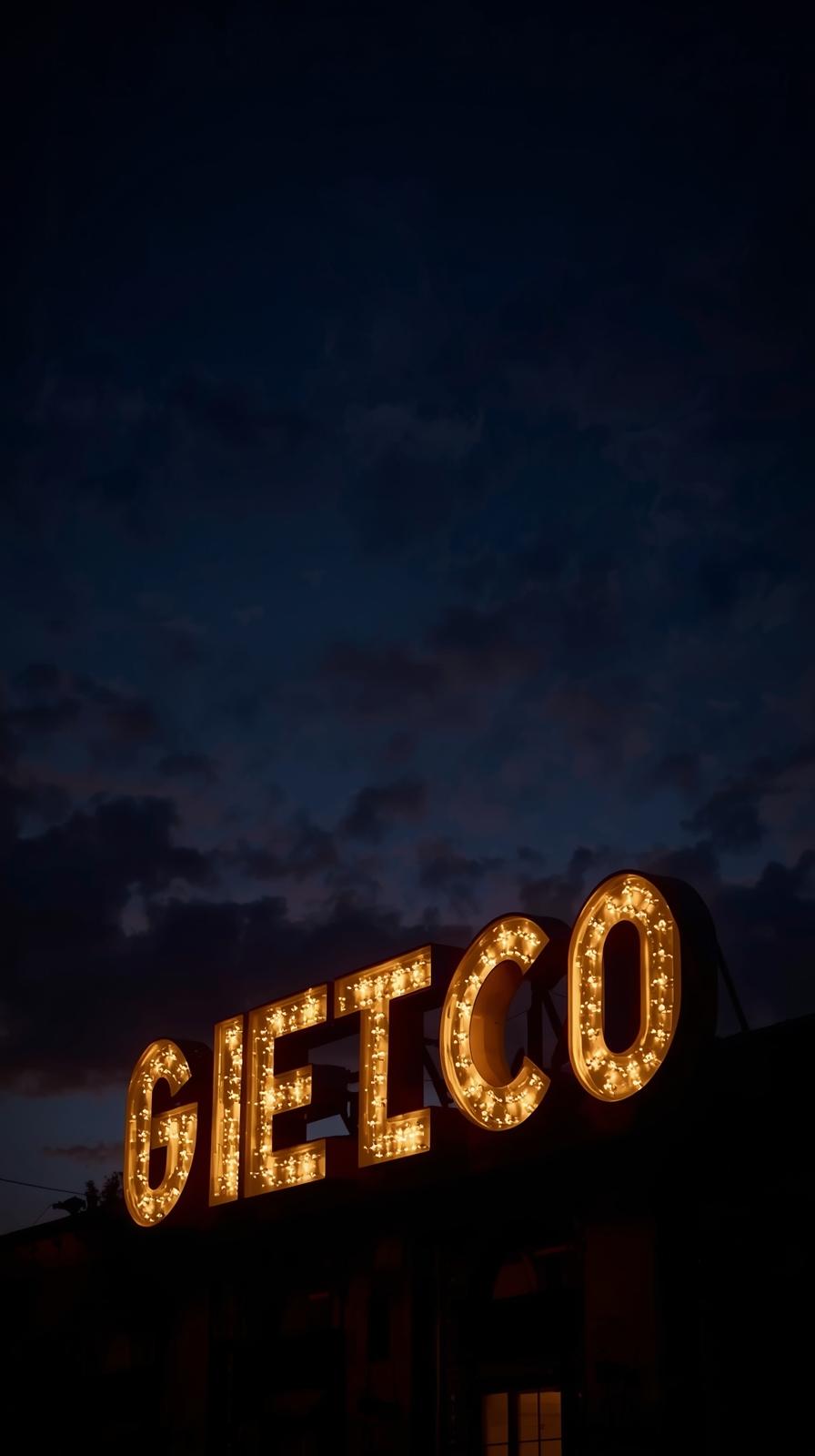 Art Deco SkyVintage Marquee Letters Glowline Silho