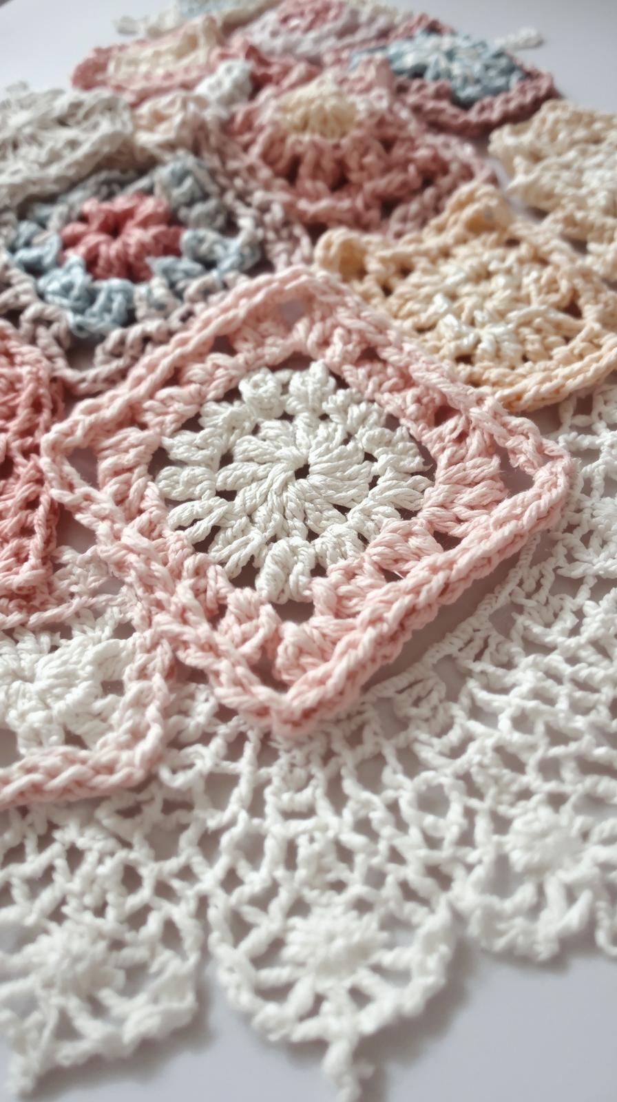 Lace Doily OvCrochet Granny Square Mosaicerlay Del