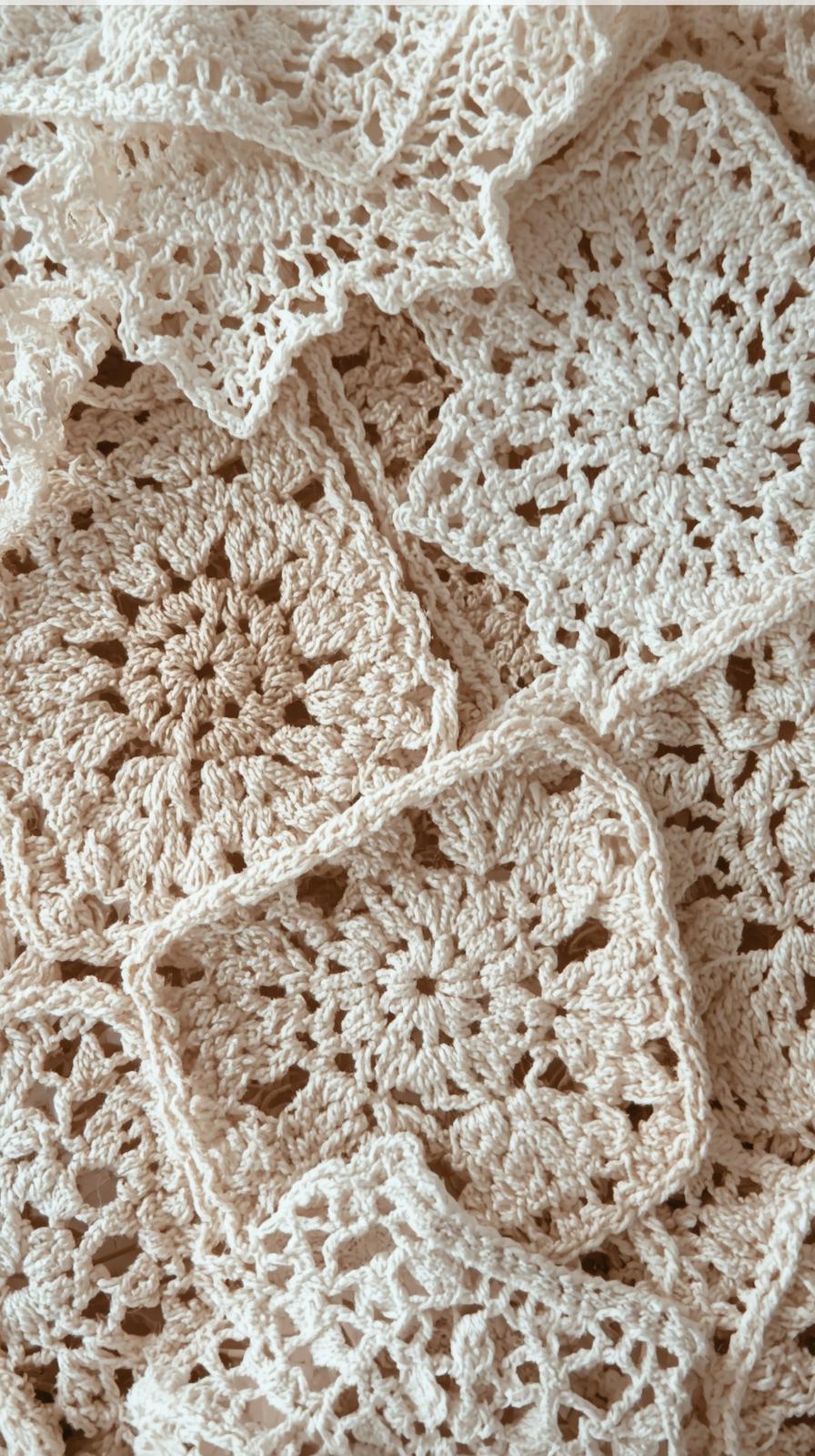 Lace Doily OvCrochet Granny Square Mosaicerlay Del