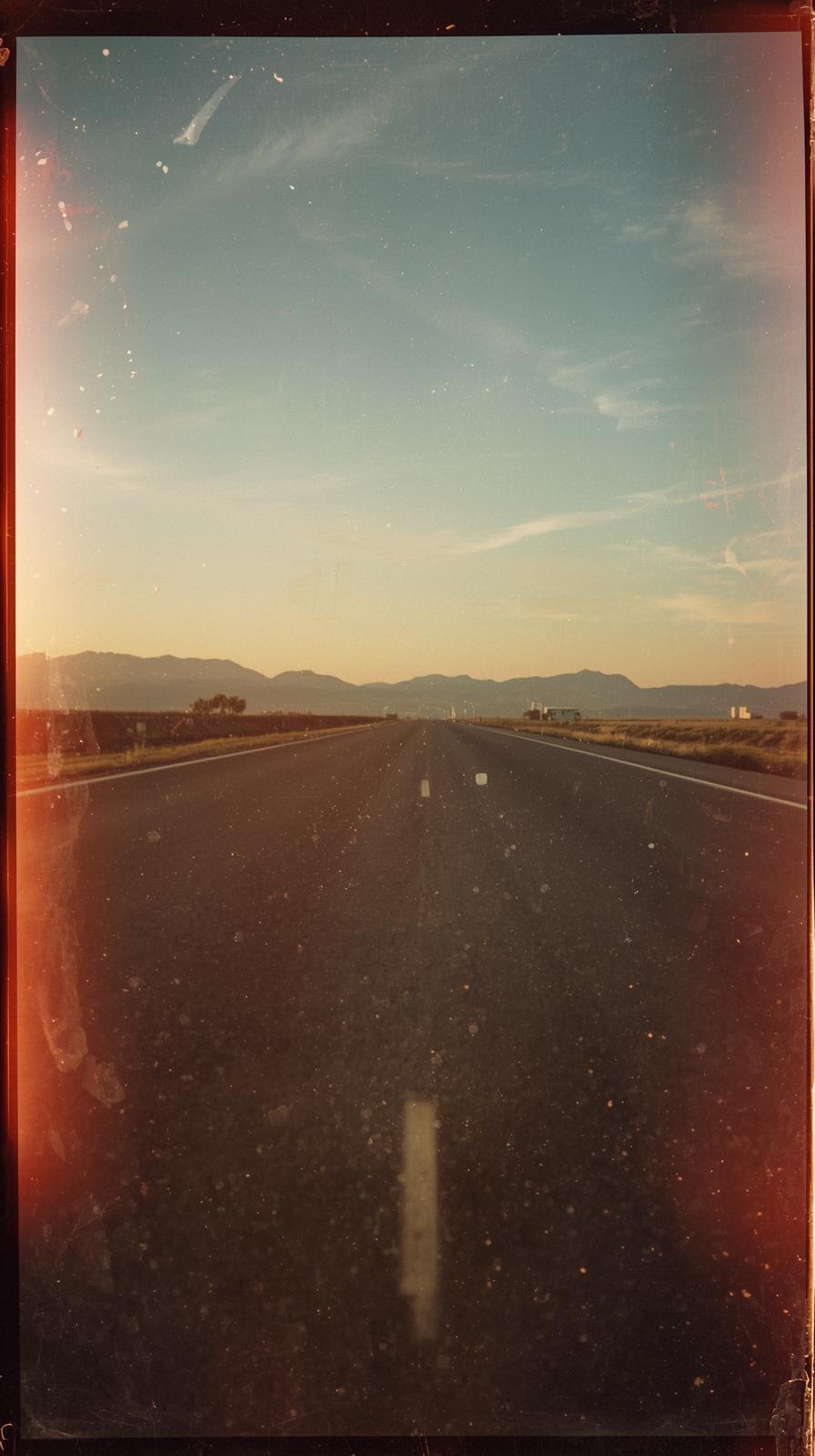 Film Grain With Light Leaks