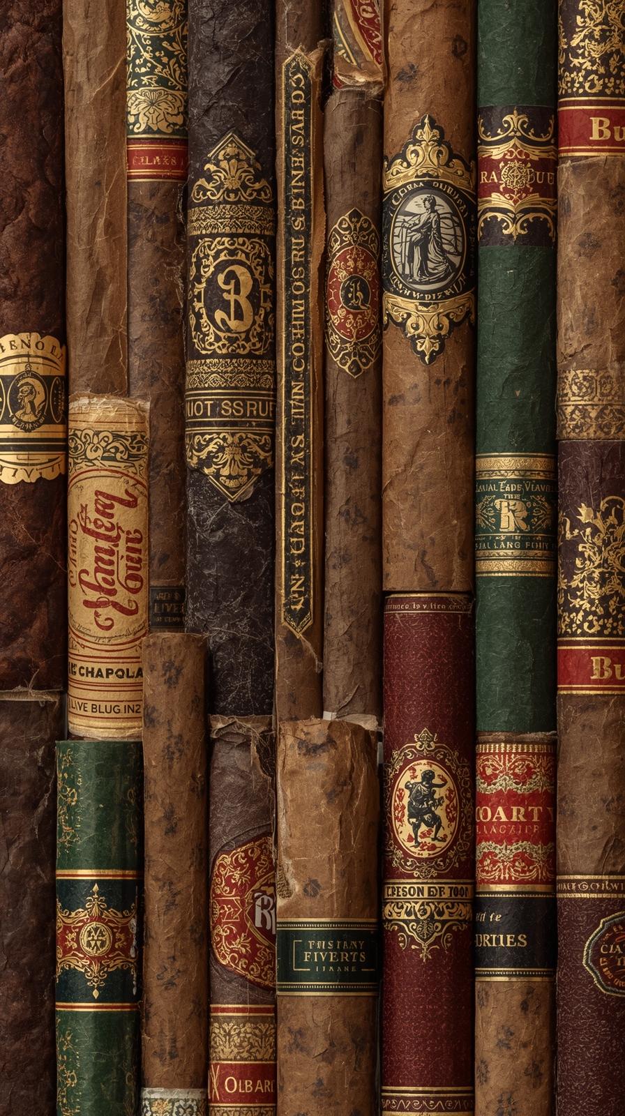 Cigar Band Collage Luxe