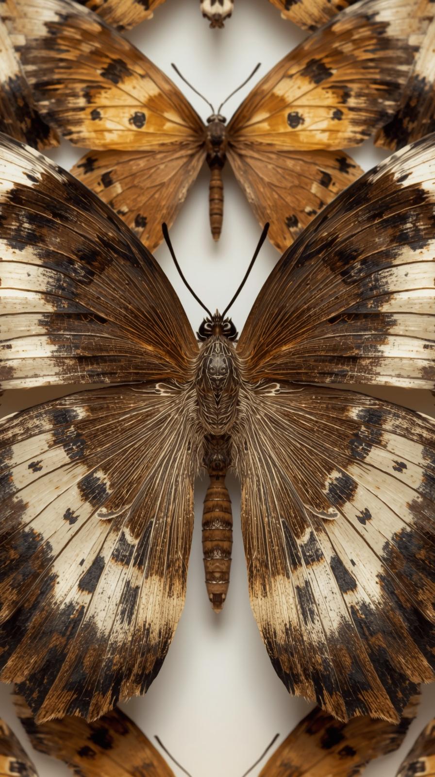 Lepidoptera Herbarium Pressed Leavesspecimen Grid