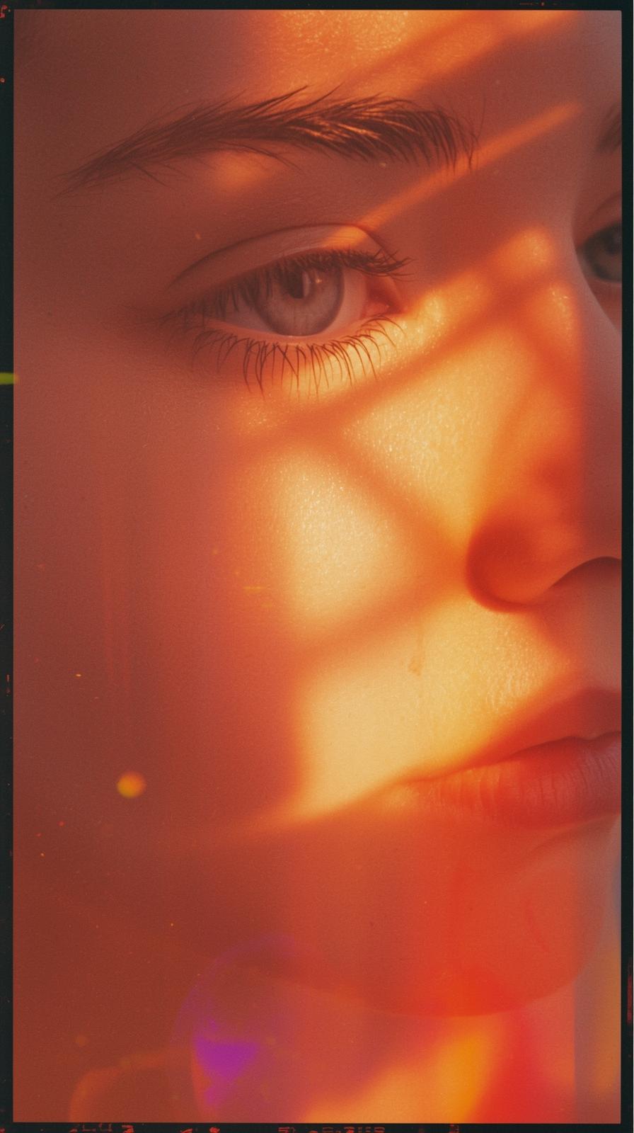 Film Grain With Light Leaks