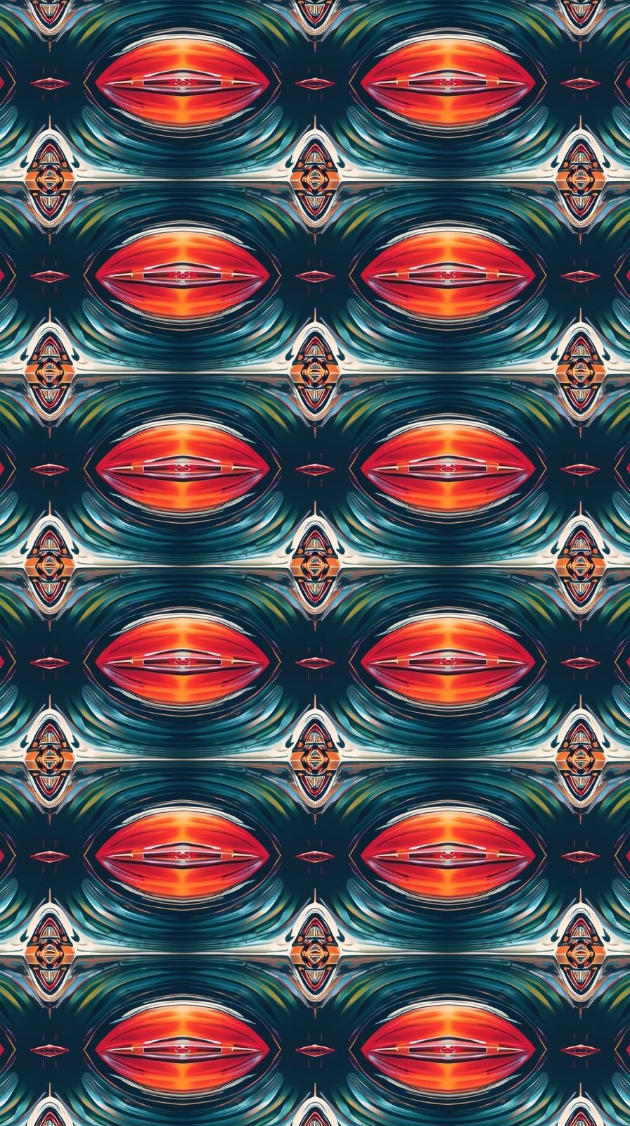 Classic Car Fins Pattern