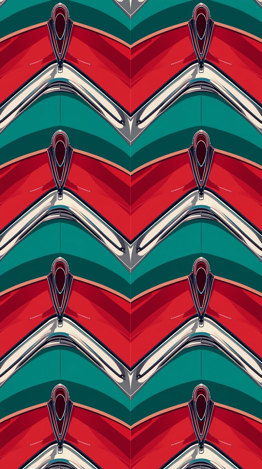 Classic Car Fins Pattern