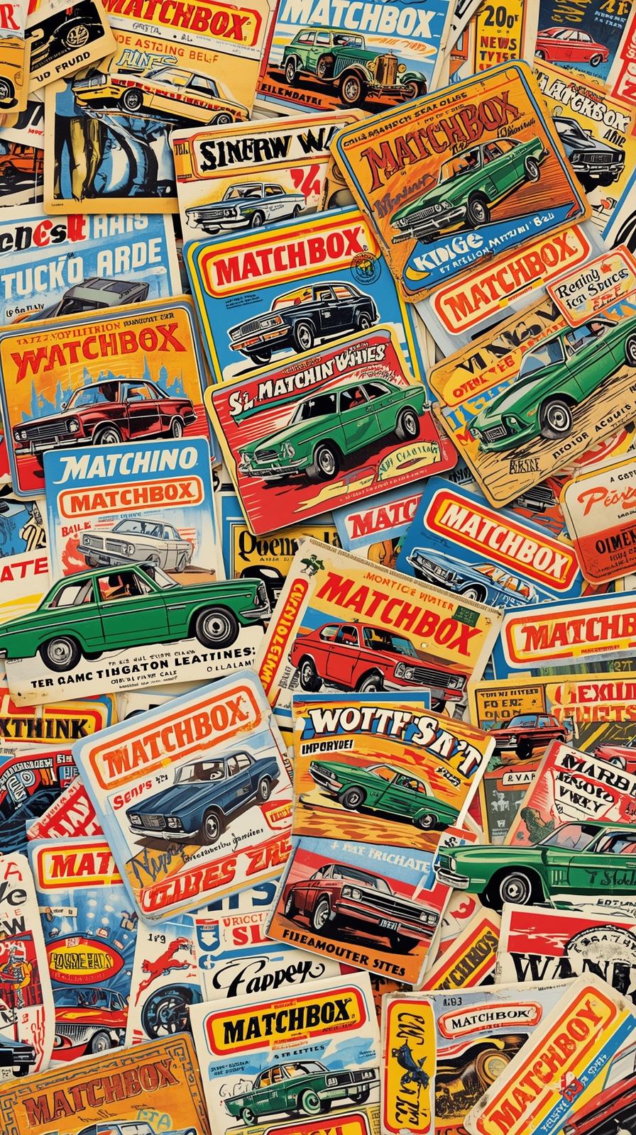 Matchbox Label Montage