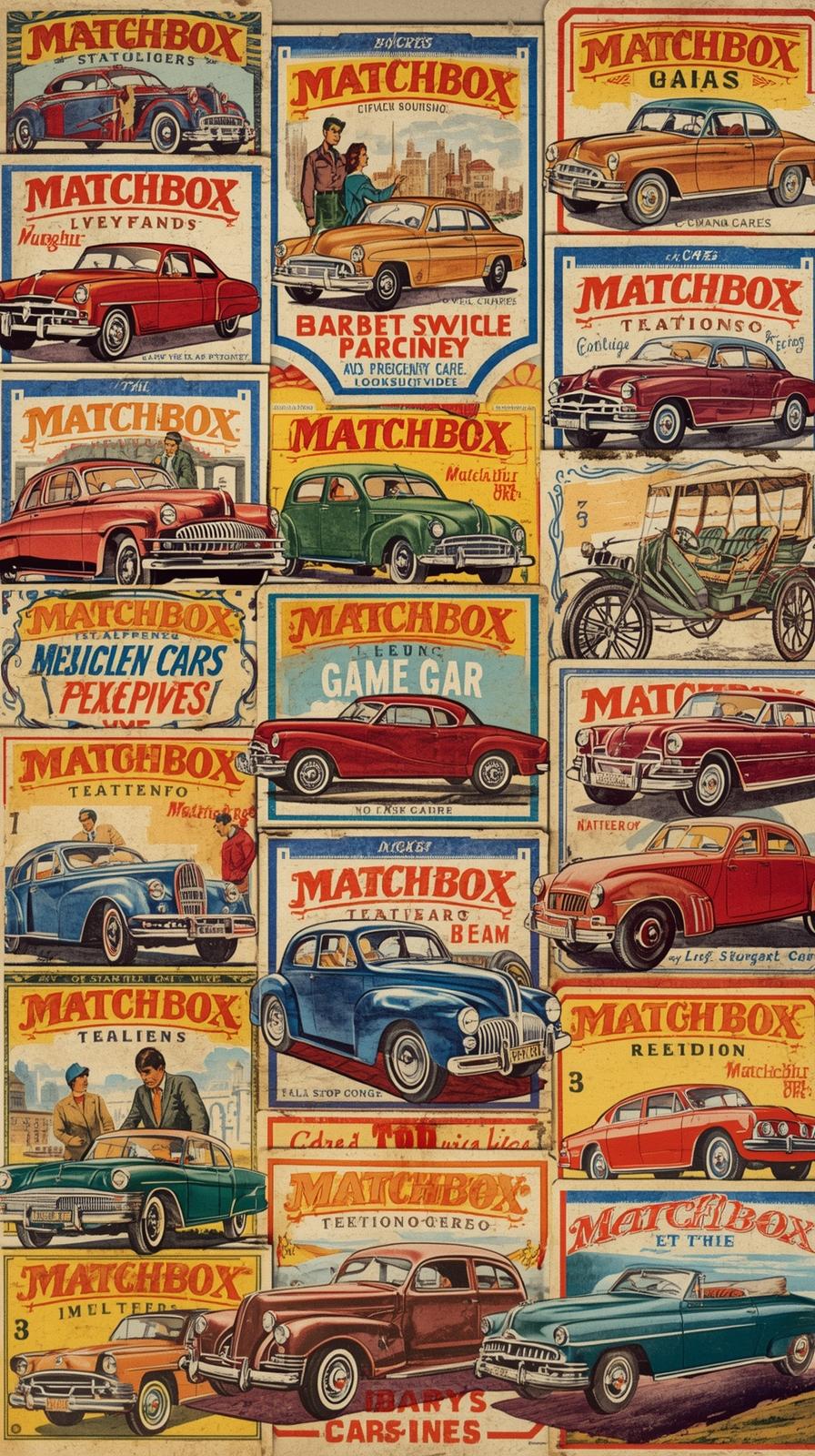 Matchbox Label Montage
