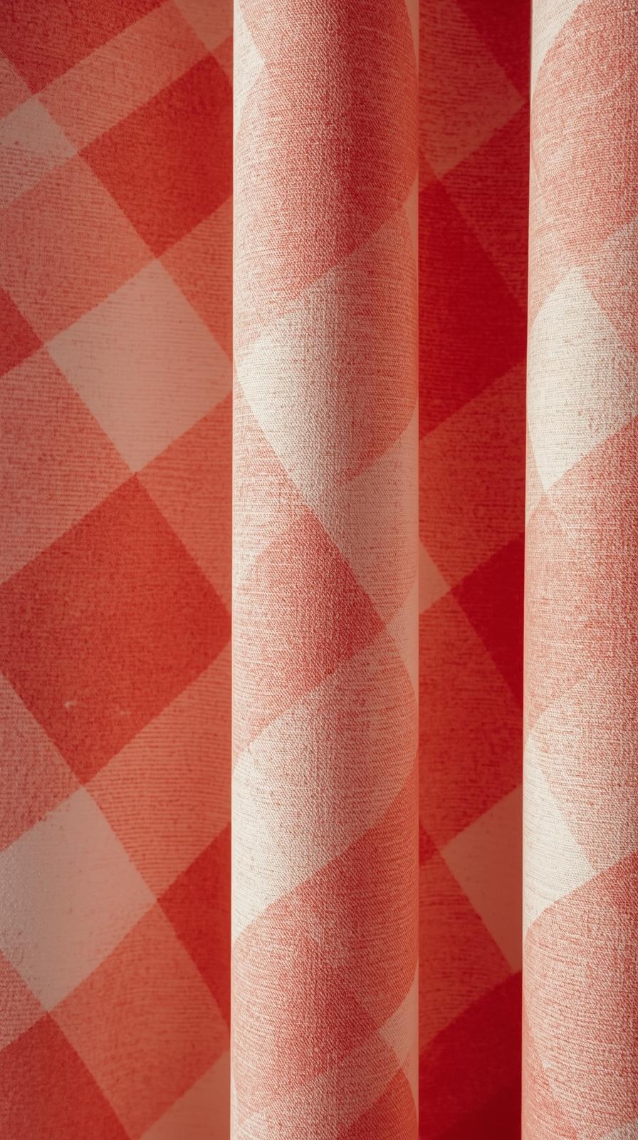 Gingham Kitchen Checks Faded