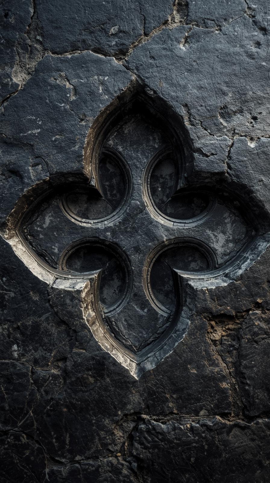 Gothic Quatrefoil Stone Texture