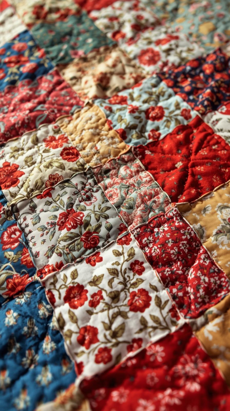 Patchwork Quilt Calico Mix
