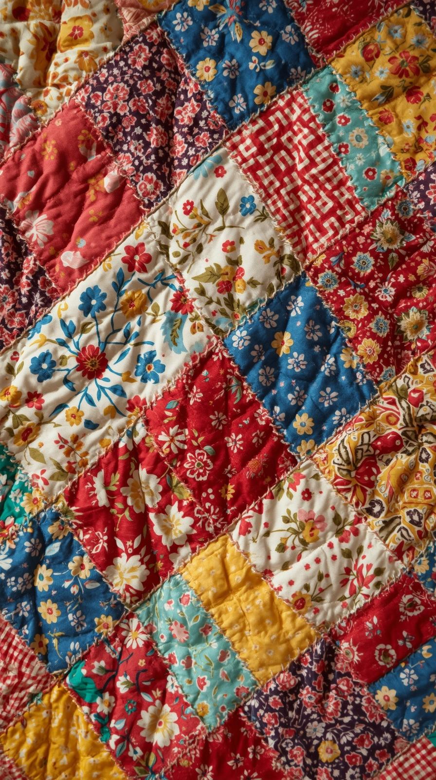 Patchwork Quilt Calico Mix