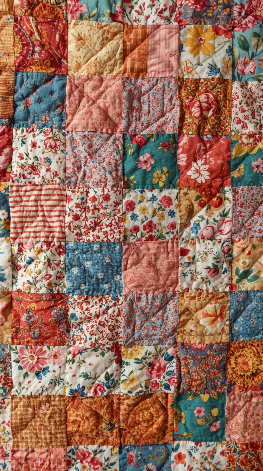 Patchwork Quilt Calico Mix