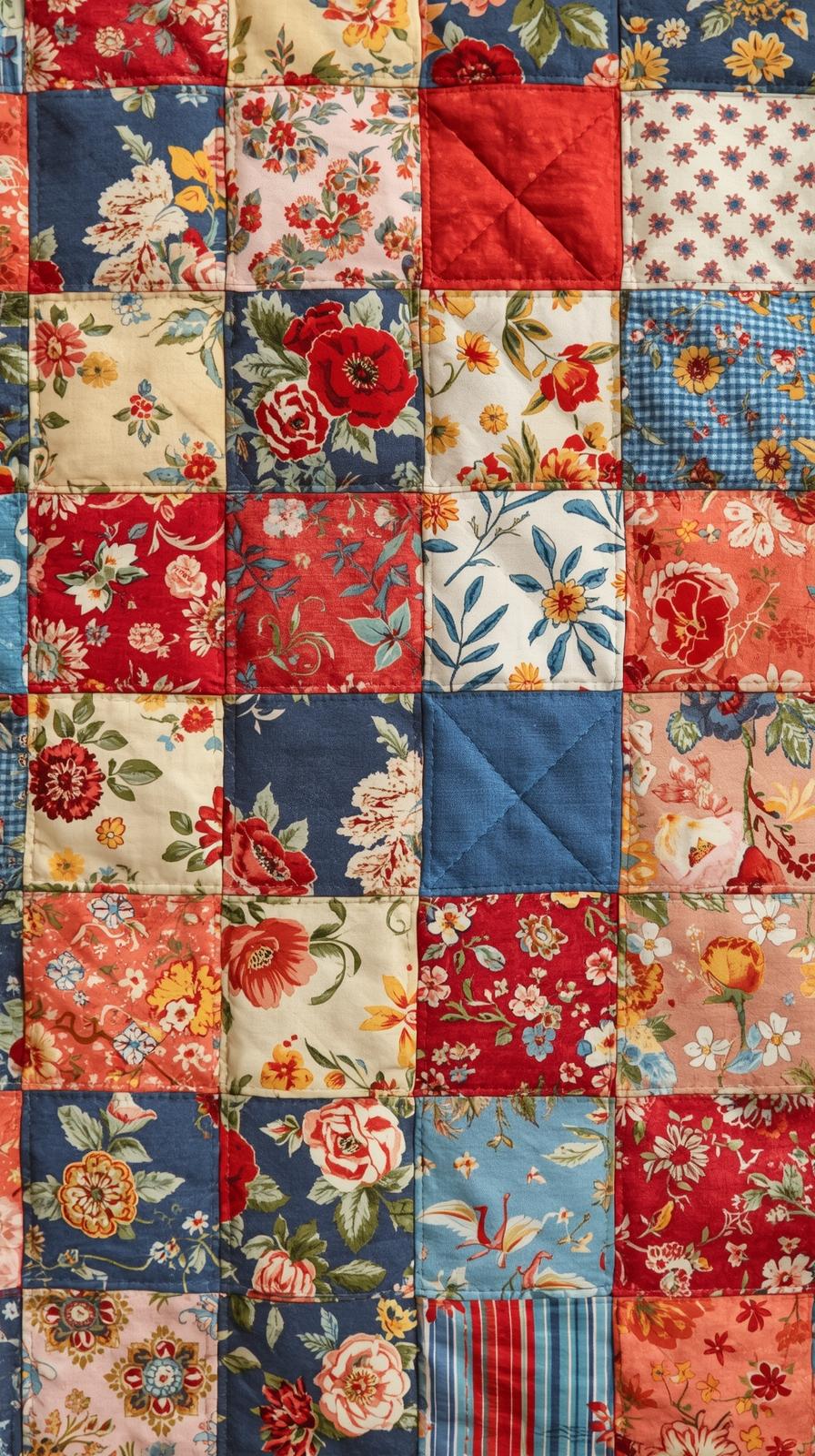 Patchwork Quilt Calico Mix