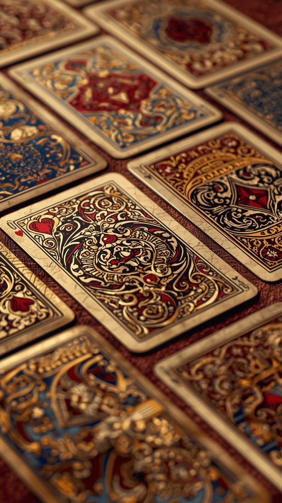 Playing Card Backs Ornate