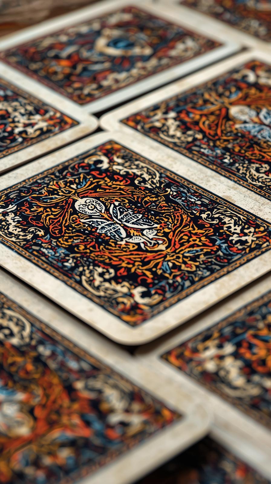 Playing Card Backs Ornate