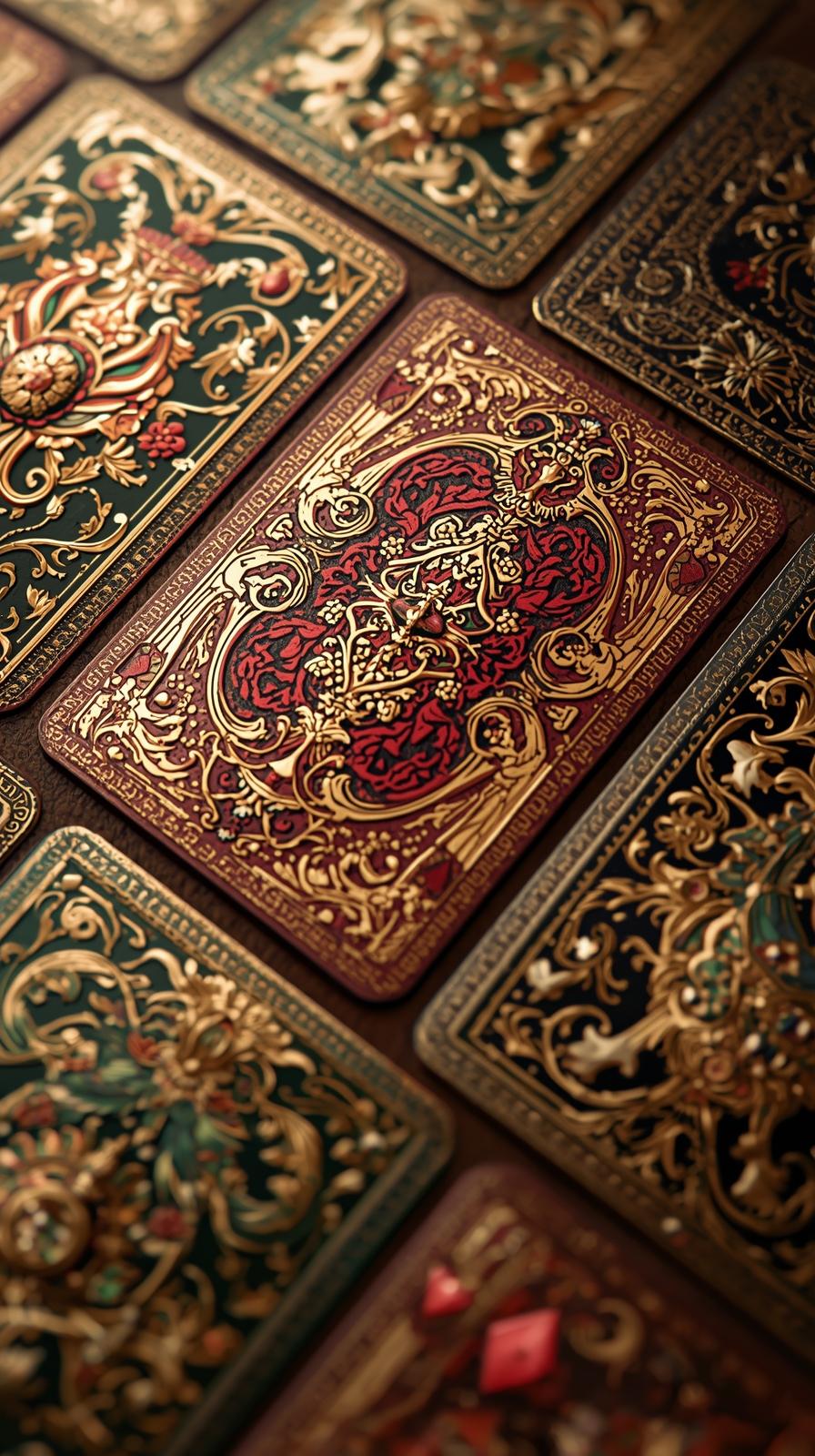 Playing Card Backs Ornate