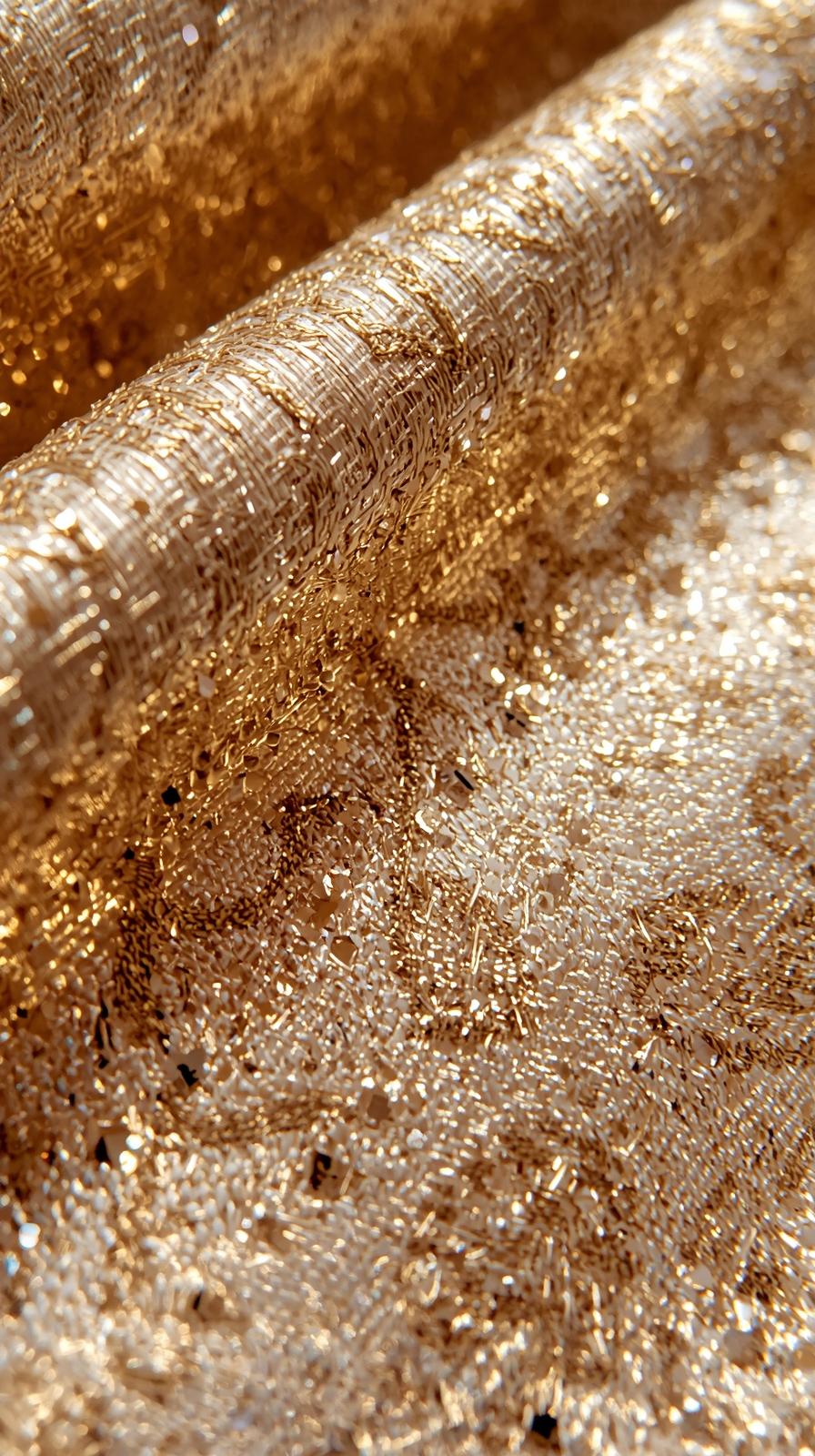 Brocade Metallic Thread Glint