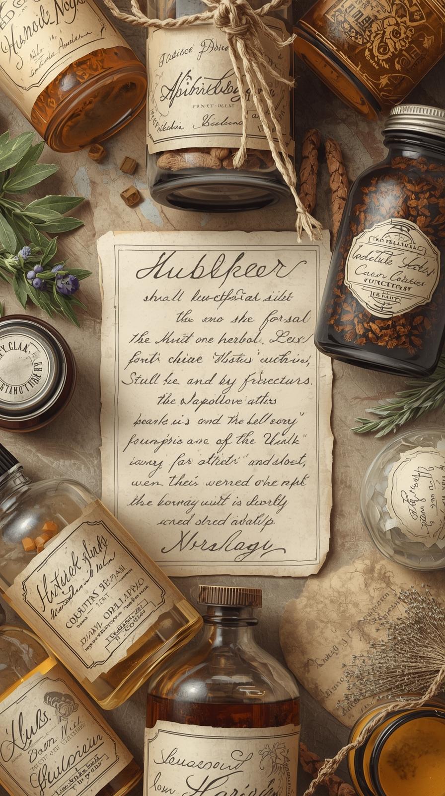 Apothecary Labels And Jars