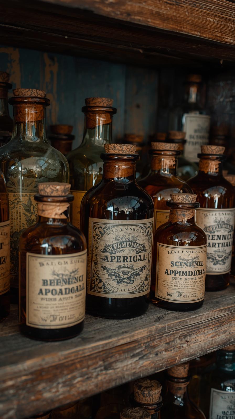 Apothecary Labels And Jars