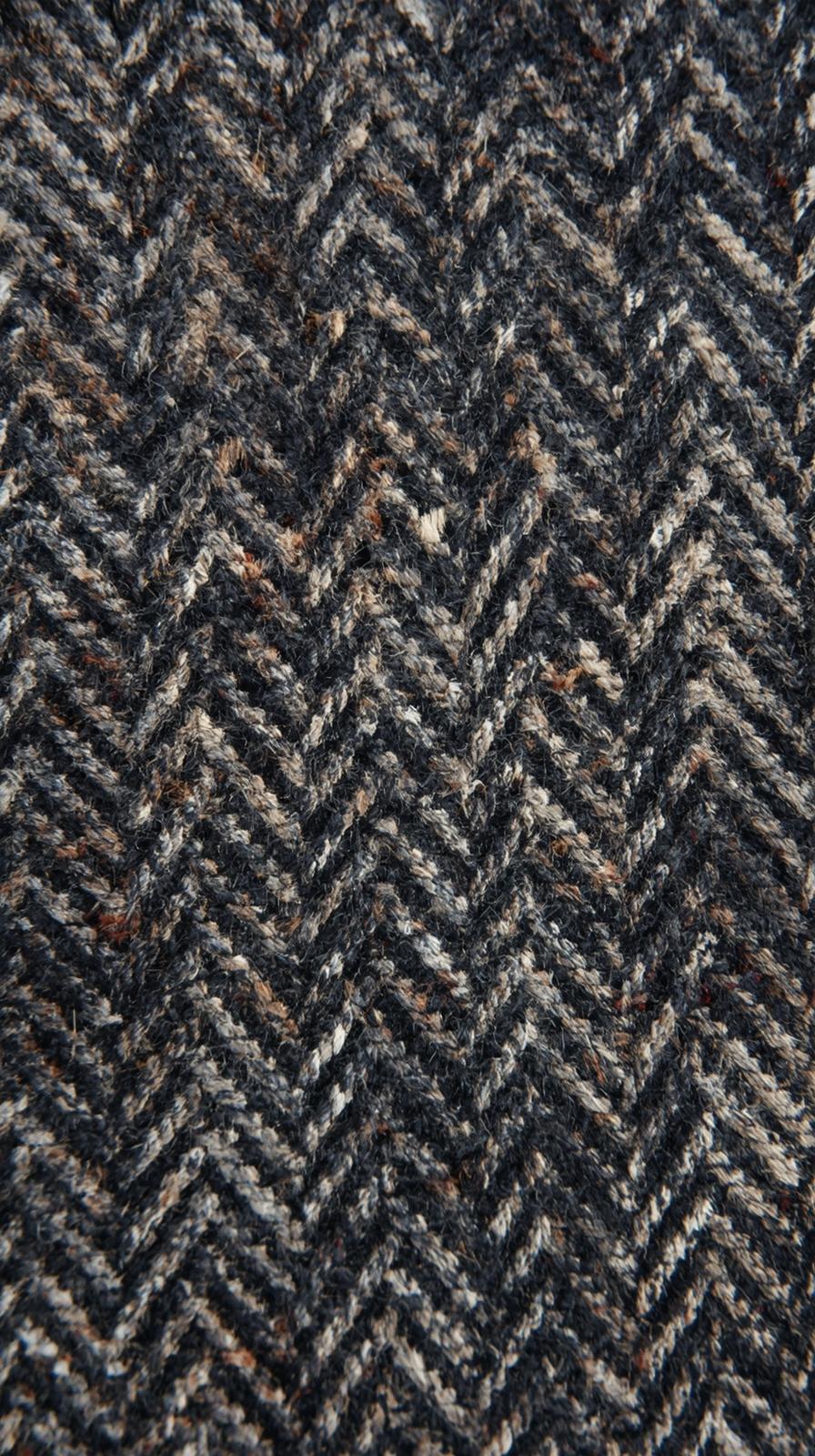 Herringbone Wool Weave Close Up