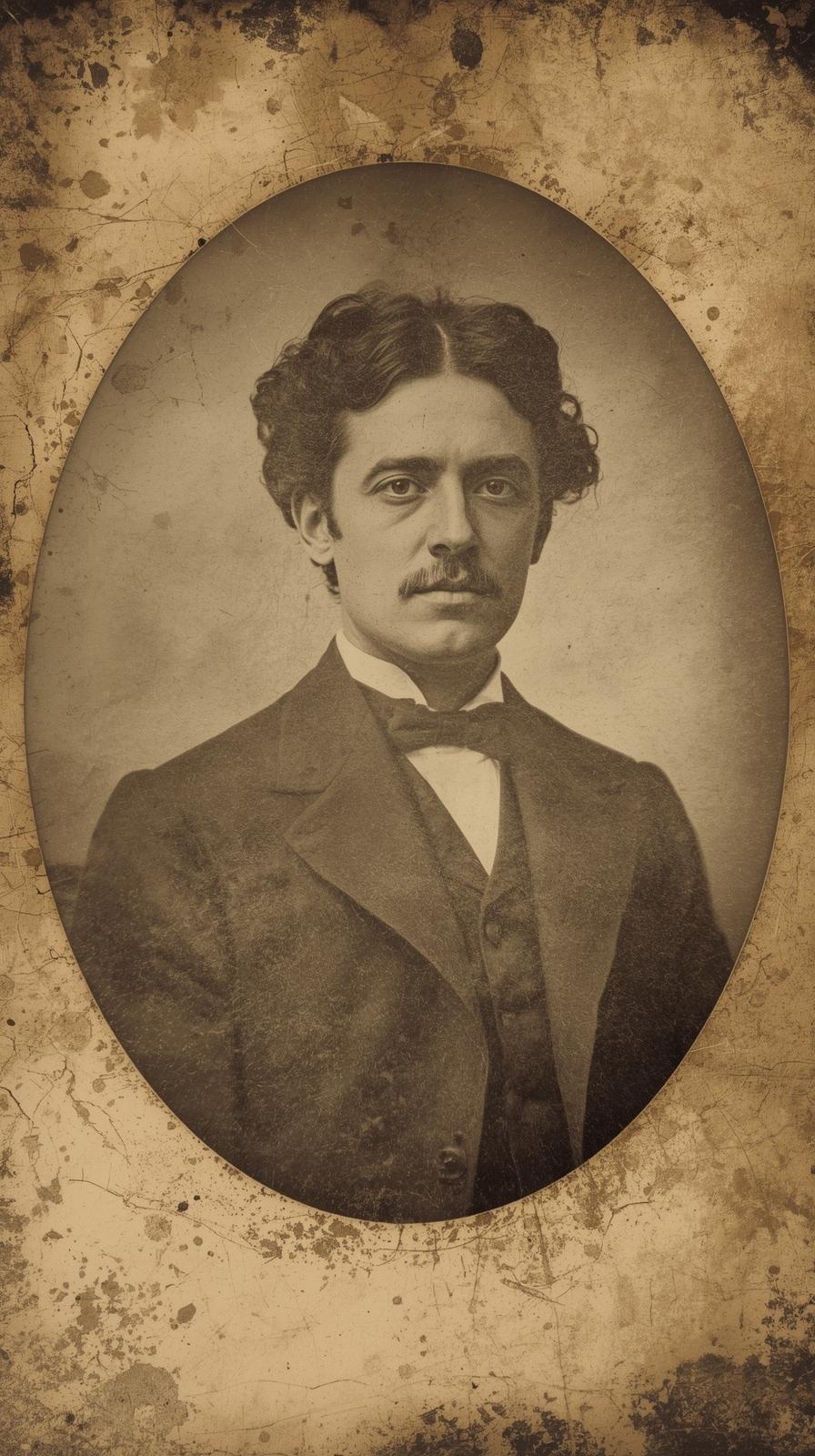 Daguerreotype Vignette Texture