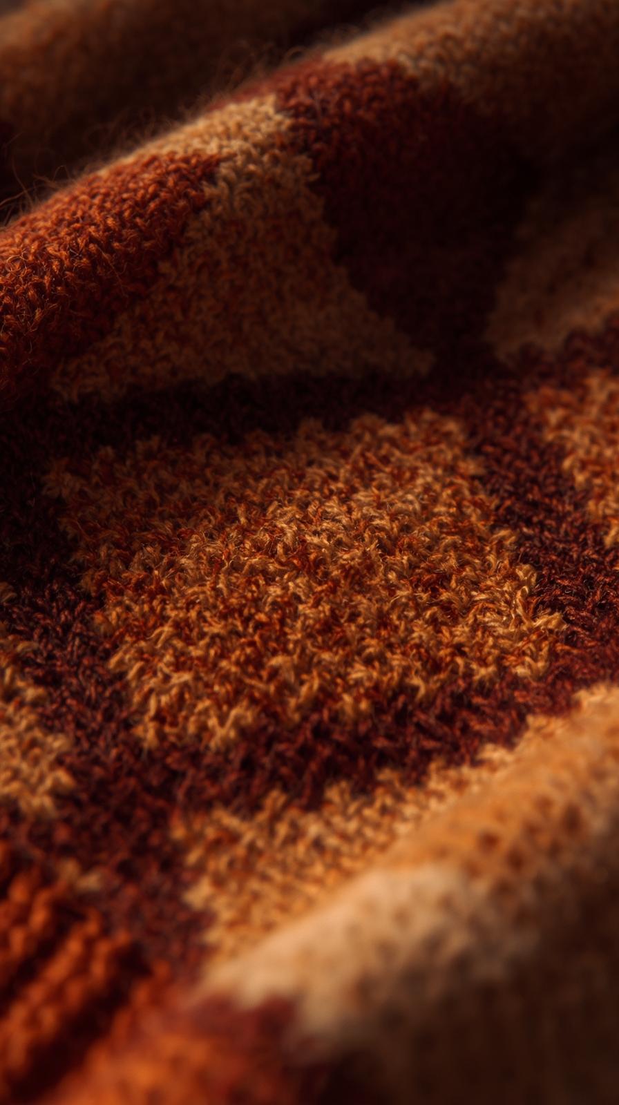 Argyle Knit Pattern Cozy