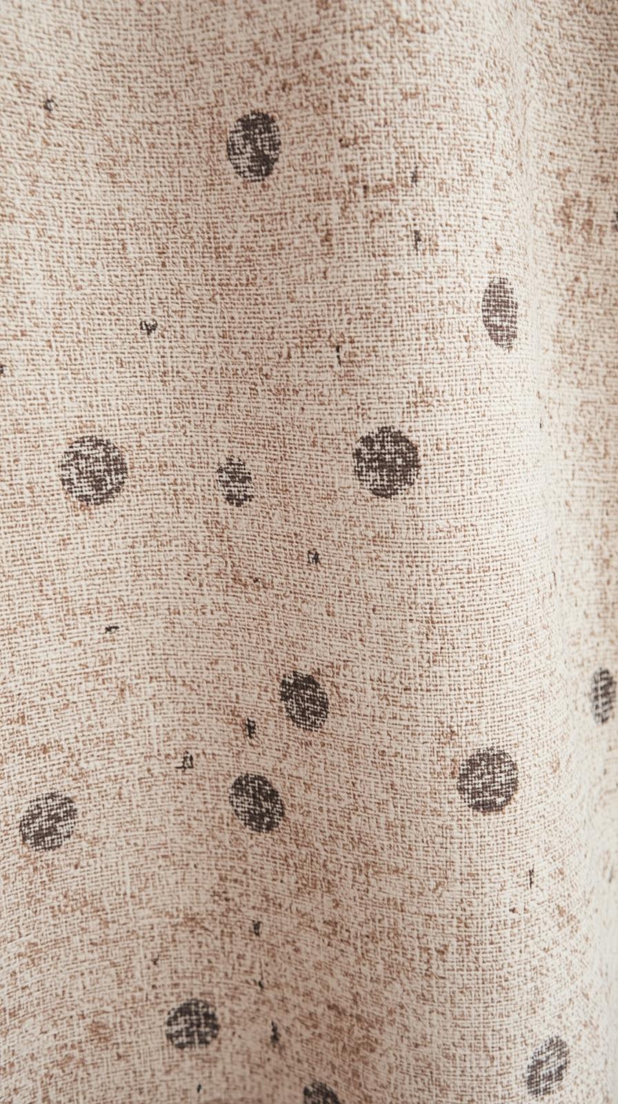 Polka Dots On Aged Cotton