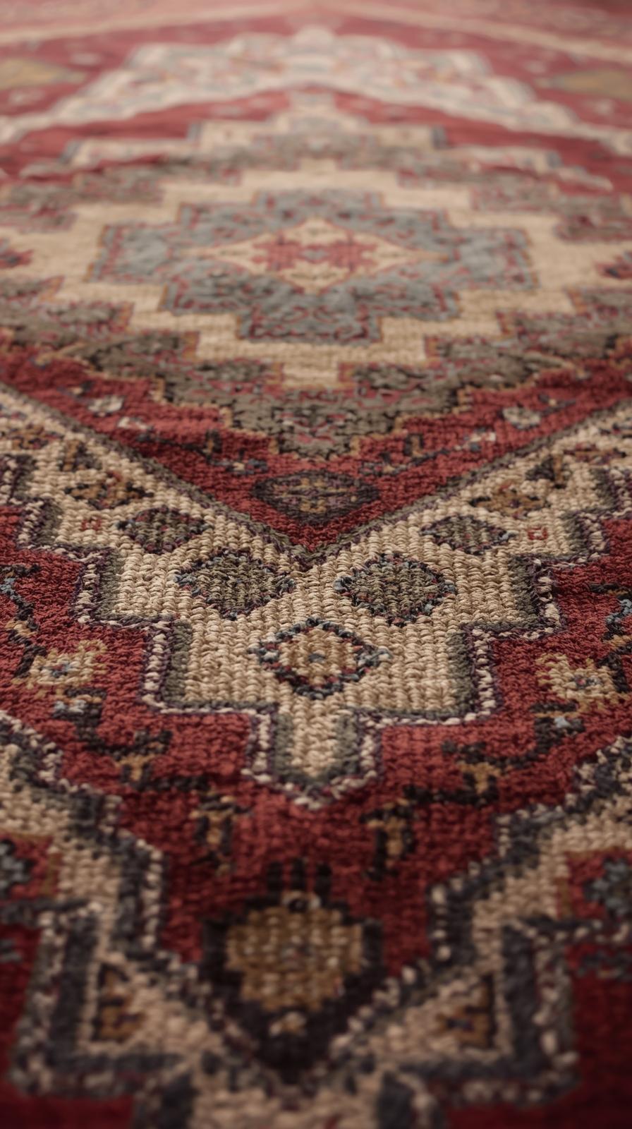 Oriental Rug Kilim Diamond Weave Mutedmedallion Ce