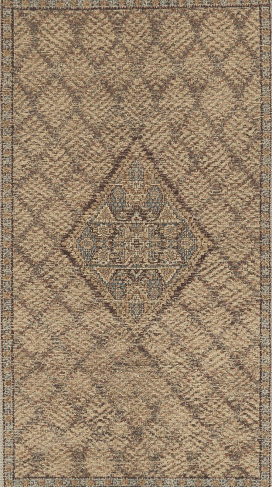 Oriental Rug Kilim Diamond Weave Mutedmedallion Ce