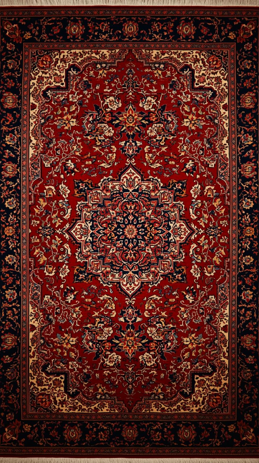 Oriental Rug Medallion Center
