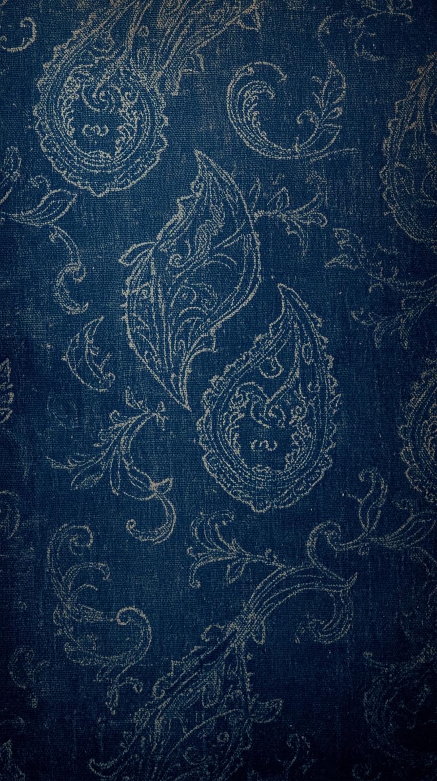 Paisley On Worn Indigo