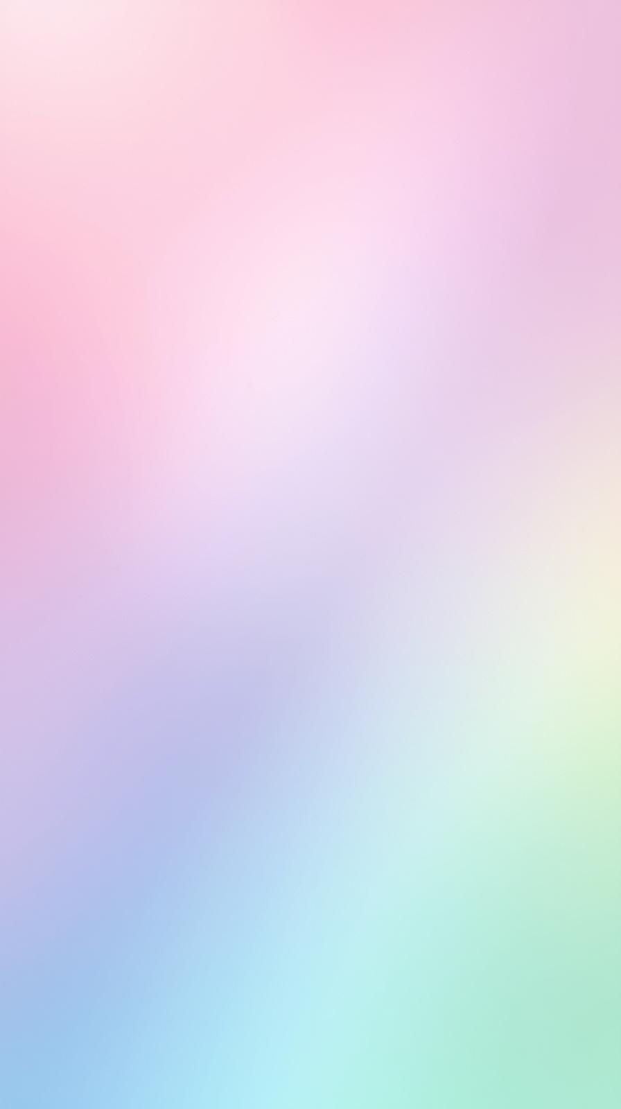 Pastel Rainbow Gradient Soft Aesthetic Wallpaper