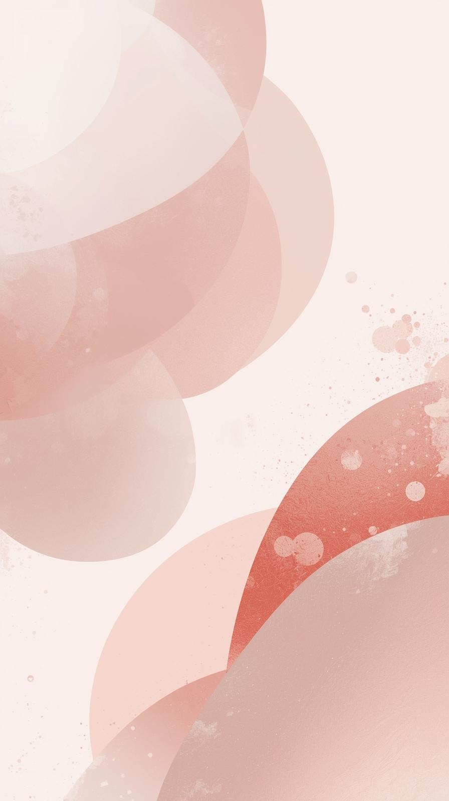 Soft Pastel Abstract Shapes With Gentle Gradients