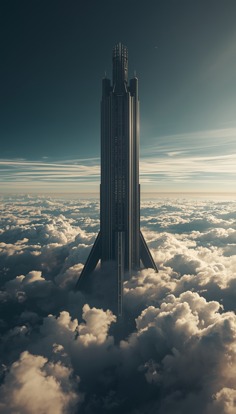 Lucid Origin A Cinematic Photo Of Sci Fi Megastruc