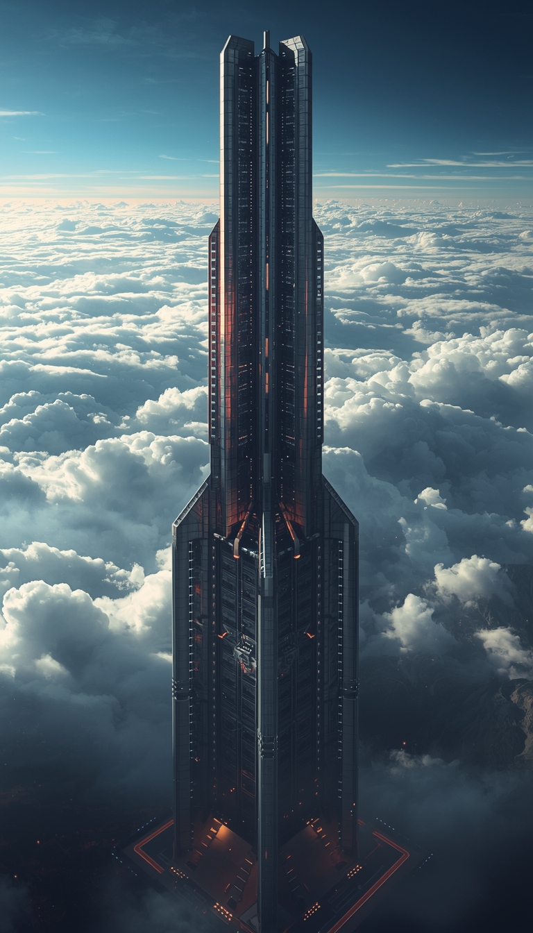 Lucid Origin A Cinematic Photo Of Sci Fi Megastruc