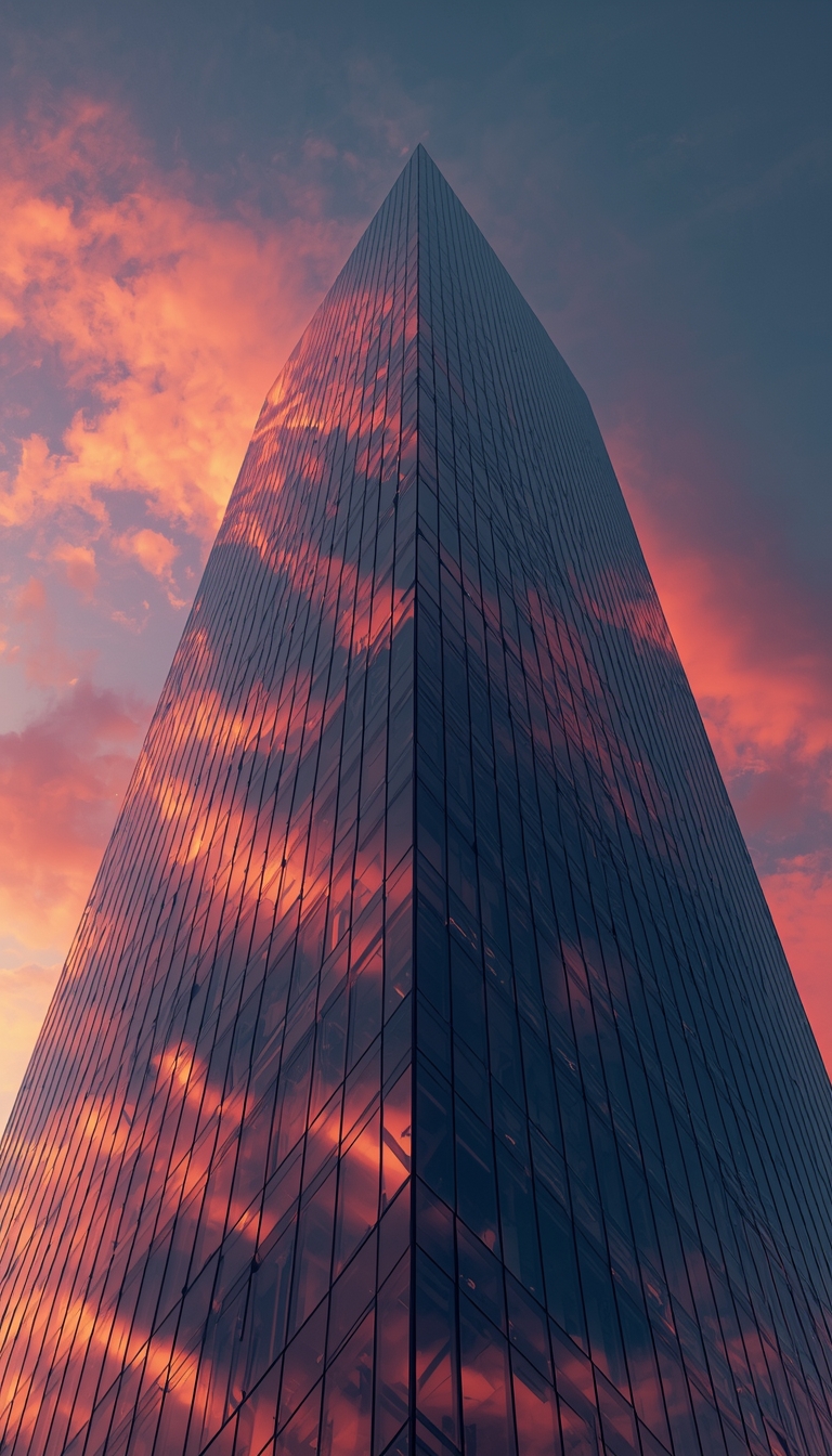 Lucid Origin A Cinematic Photo Of Modern Glass Sky