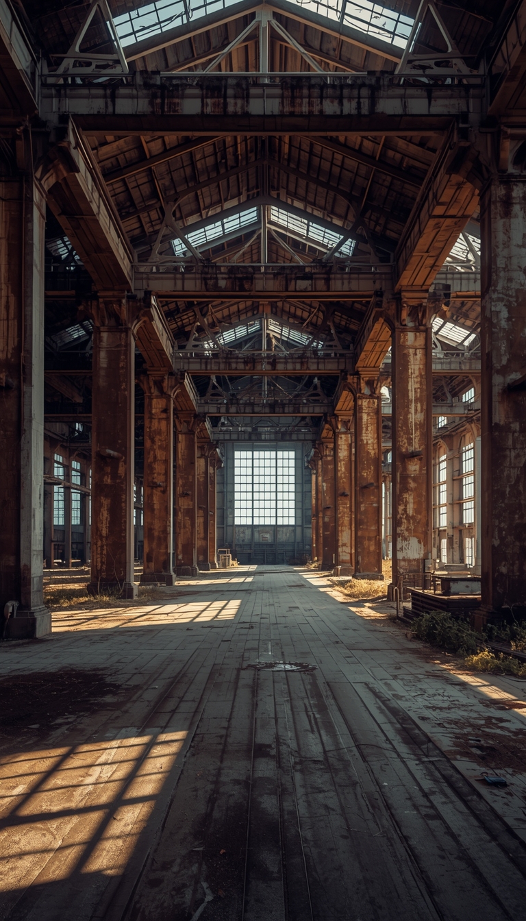 Lucid Origin A Cinematic Photo Of Abandoned Indust