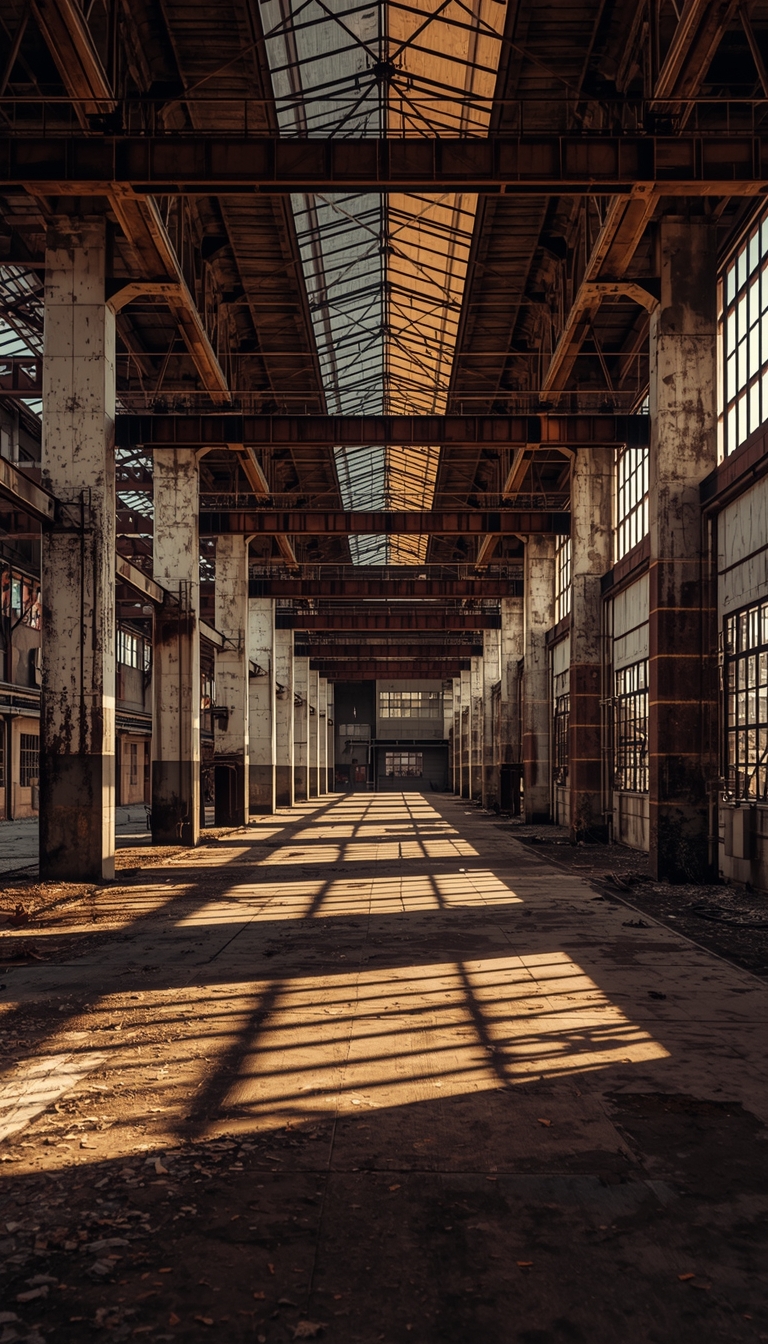 Lucid Origin A Cinematic Photo Of Abandoned Indust